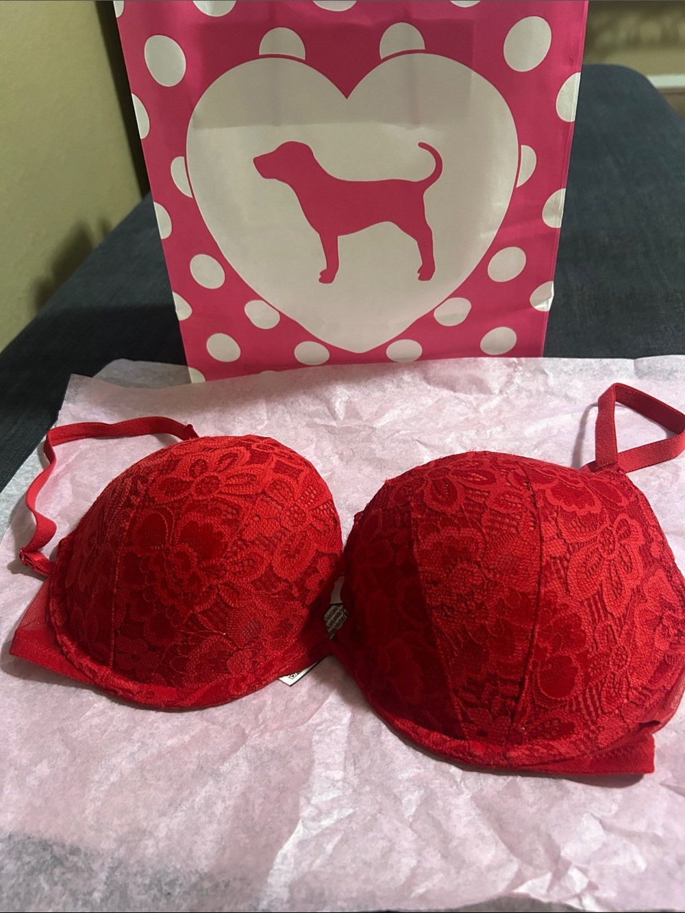 Victoria's Secret Very Sexy Push-Up Bra Red